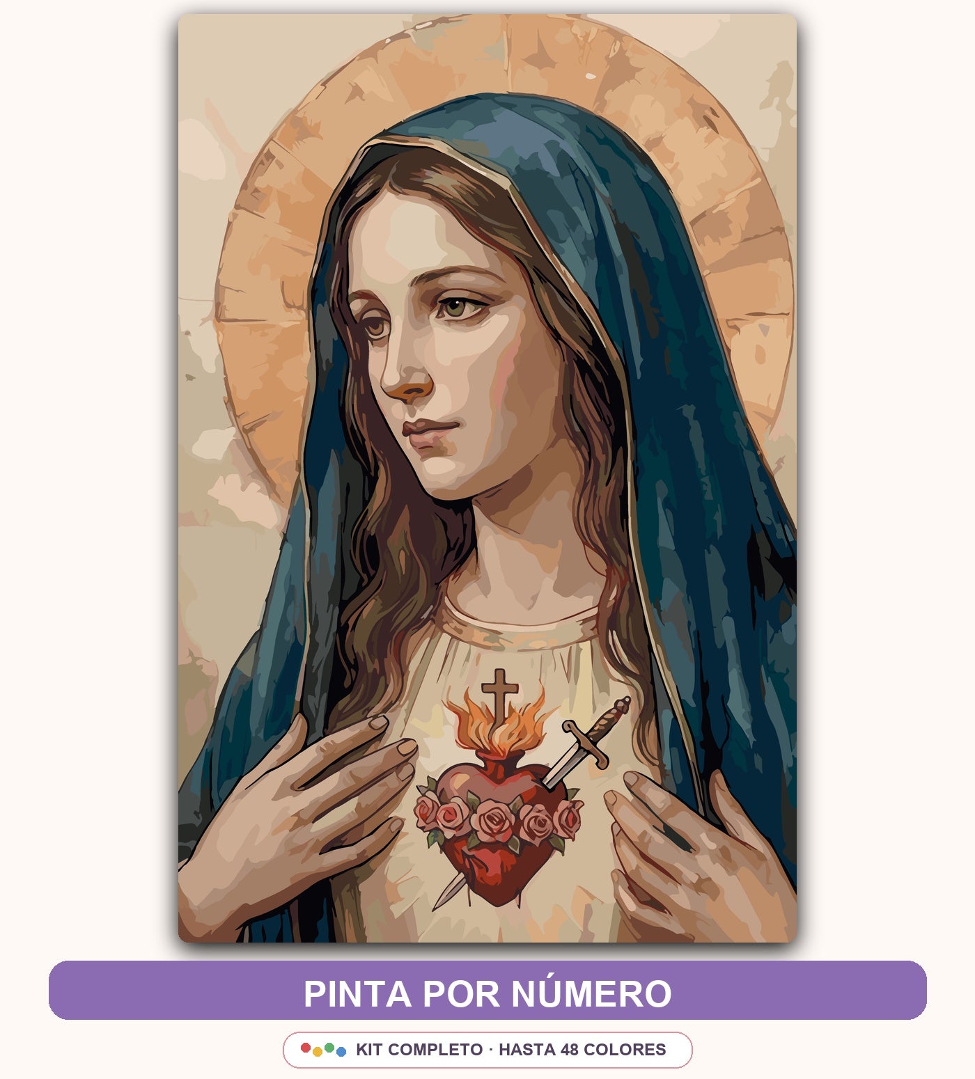 Virgen del Sagrado Corazón | 40 x 60 cm