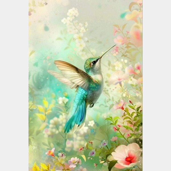 Colibri 2 | 40 x 60 cm – Diamond Painting en Cancún