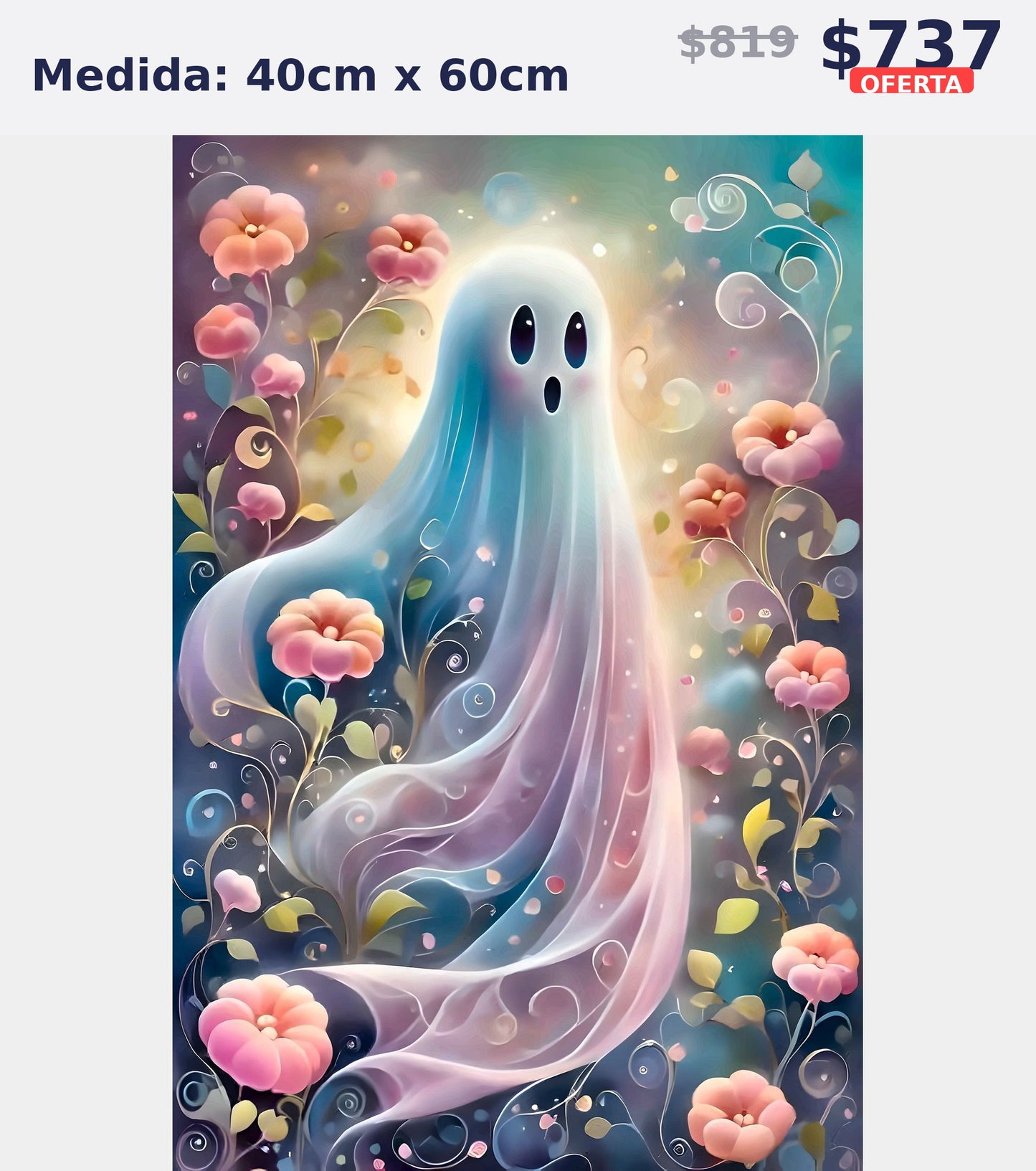 fantasma pastel 40 x 60 | Aparta con $100 / Resta $555