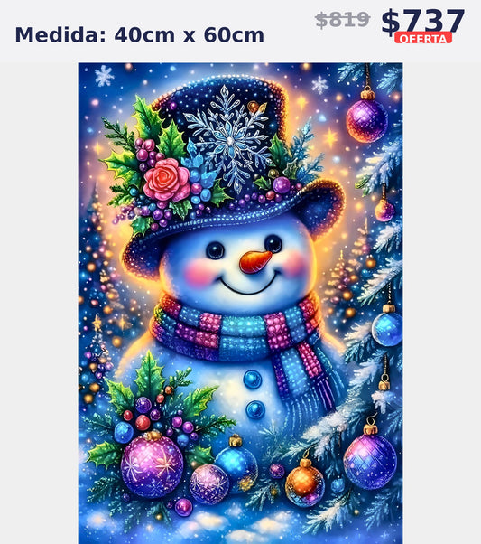 muneco nieve navideno 40 x 60 | Aparta con $100 / Resta $555