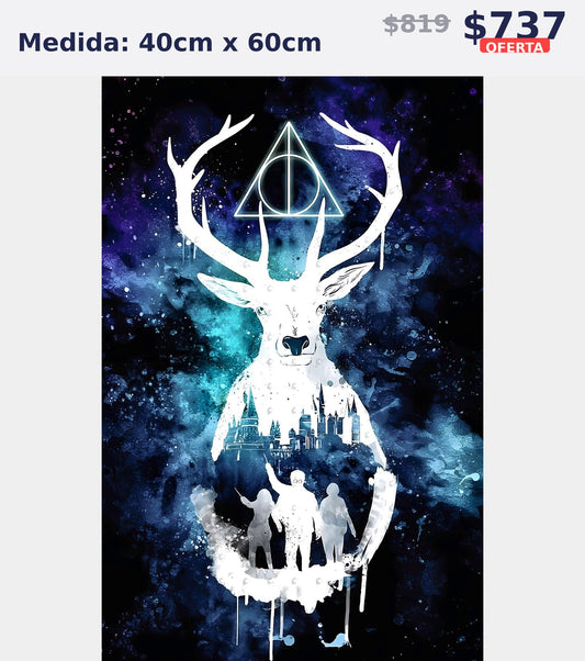 patronus harry potter 40 x 60 | Aparta con $100 / Resta $555