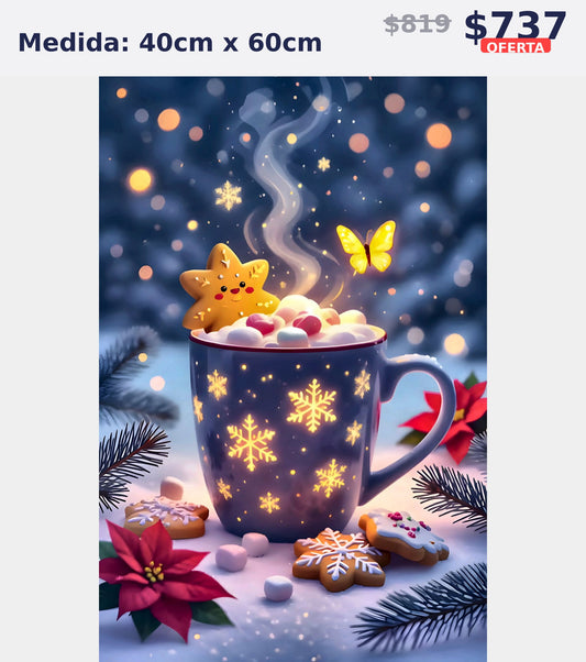 taza navidena galletas 40 x 60 | Aparta con $100 / Resta $555