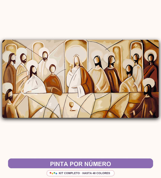 Última Cena Dorada | 40 x 80 cm