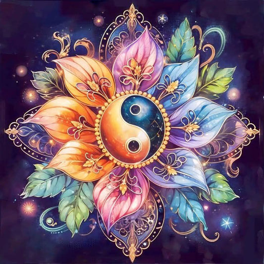 Flor Yin Yang 40 x 40cm