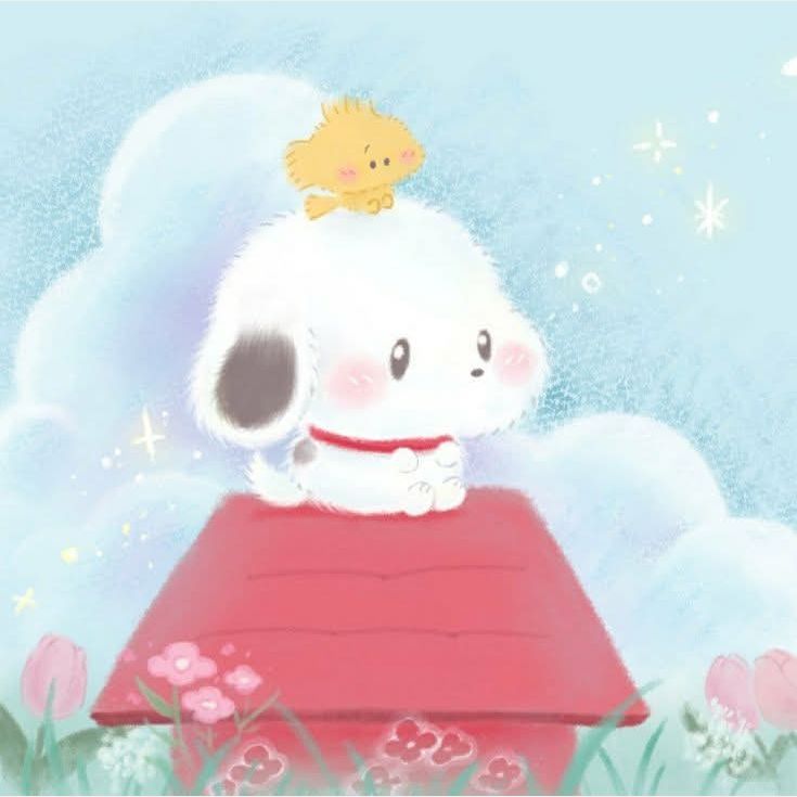 Snoopy casita roja 40 x 40