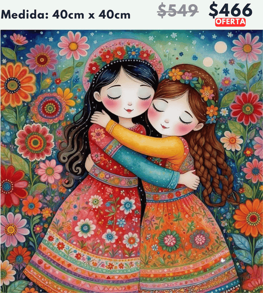 Abrazo 40 x 40 | Aparta con $100 / Resta $367