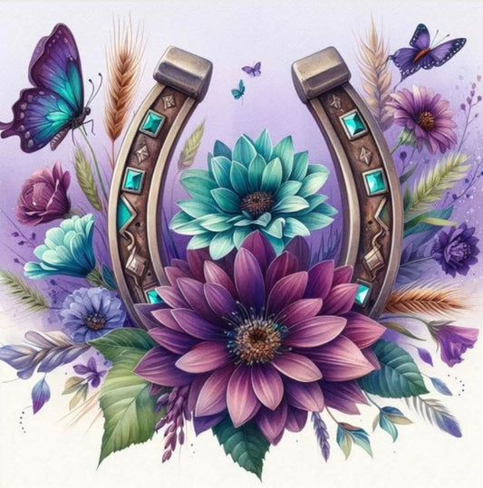 herradura con flores 40 x 40 | Aparta con $100 / Resta $394