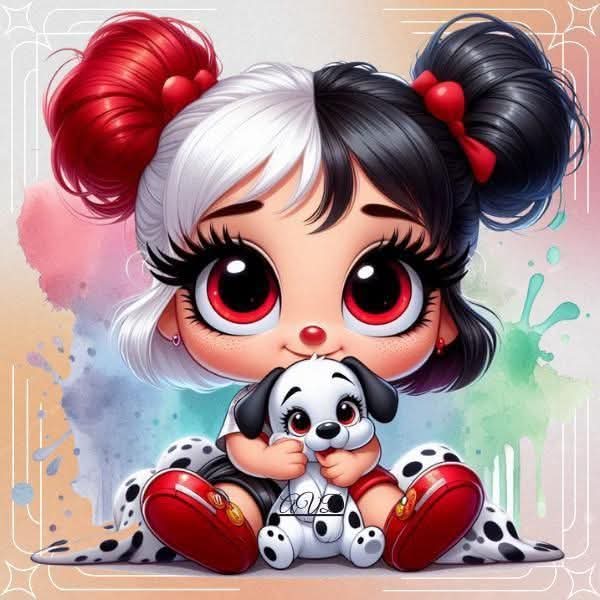 muneca con dalmata 40 x 40 | Aparta con $100 / Resta $394