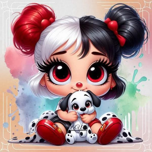 muneca con dalmata 40 x 40 | Aparta con $100 / Resta $394