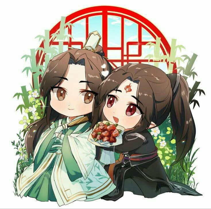 pareja anime chibi 40 x 40 | Aparta con $100 / Resta $394