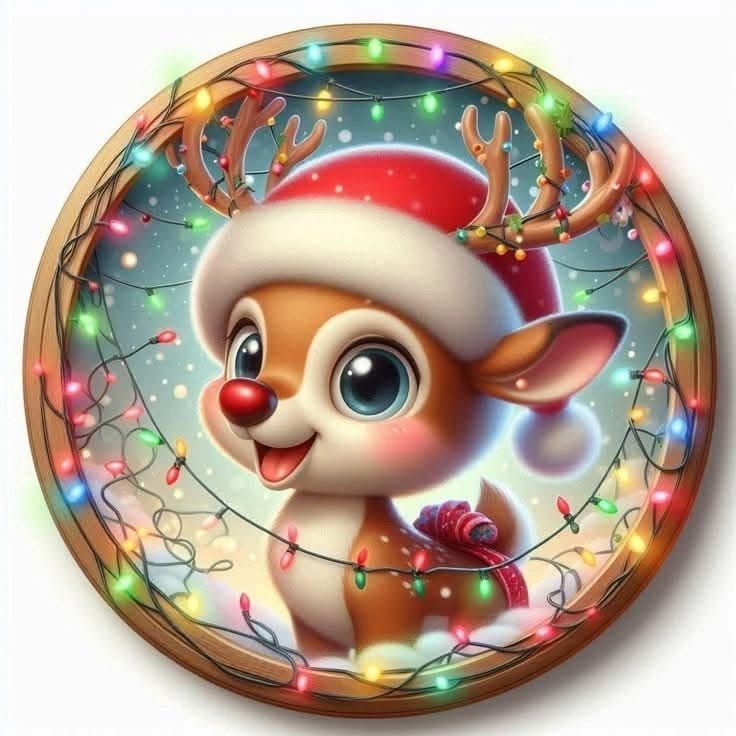 Reno con luces 40 x 40