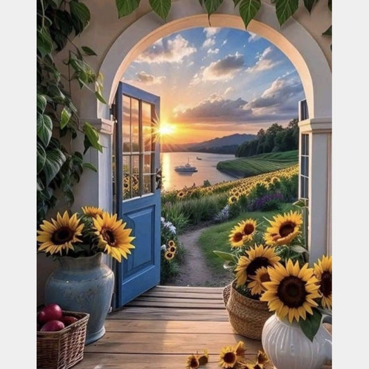 Paisaje girasol 40 x 50