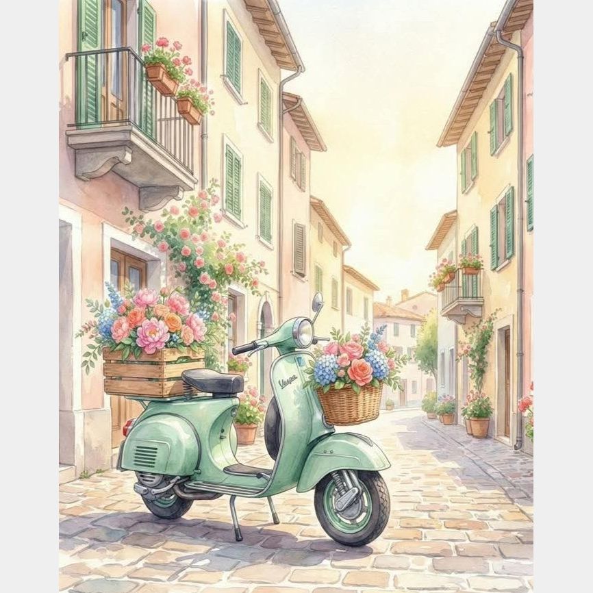 Paisaje moto | 40 x 50 cm