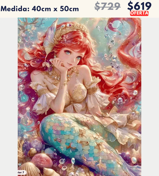 Sirena 40 x 50 | Aparta con $100 / Resta $520