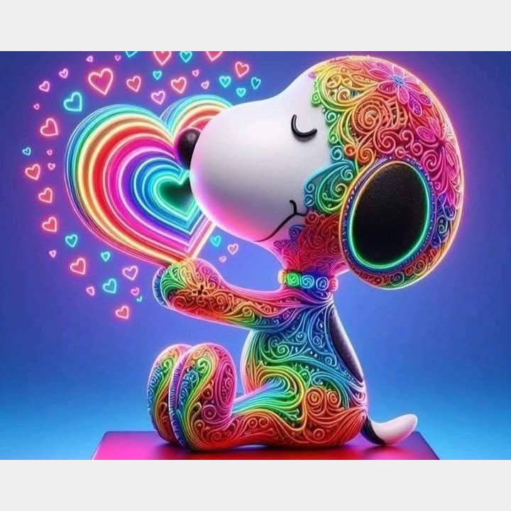 Snoopy corazón 40 x 50cm