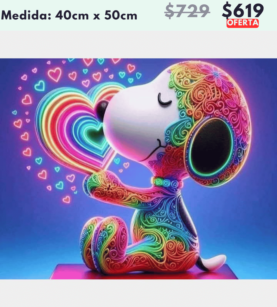 Snoopy 40 x 50 | Aparta con $100 / Resta $520