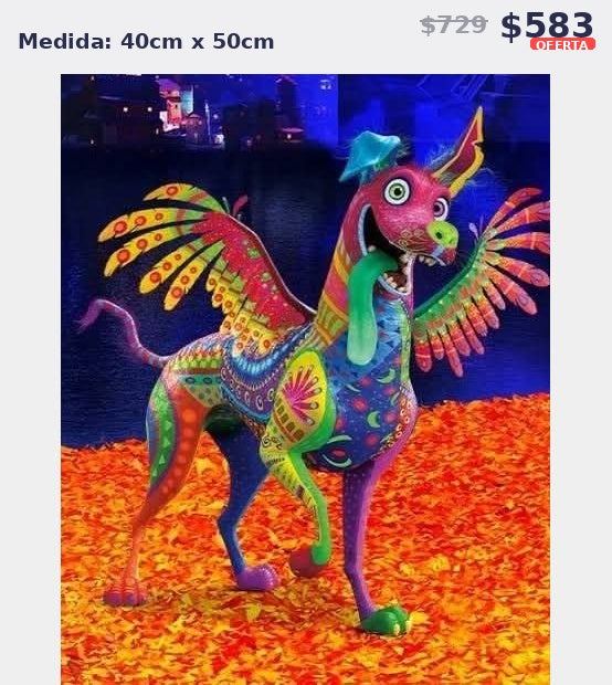 alebrije 40 x 50 | Aparta con $100 / Resta $483