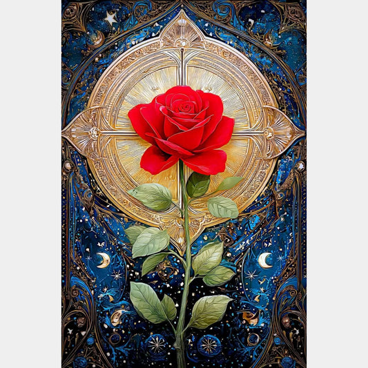 Rosa roja | 40 x 60 cm