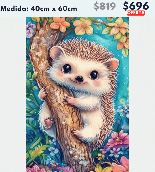 Puercoespin 40 x 60 | Aparta con $100 / Resta $596