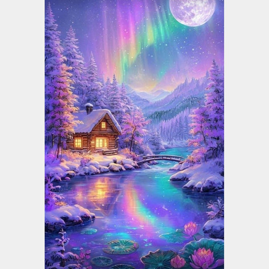Paisaje auroras 40 x 60