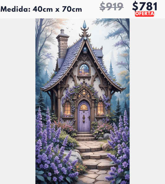 Casa flores moradas 40 x 70 | Aparta con $100 / Resta $681