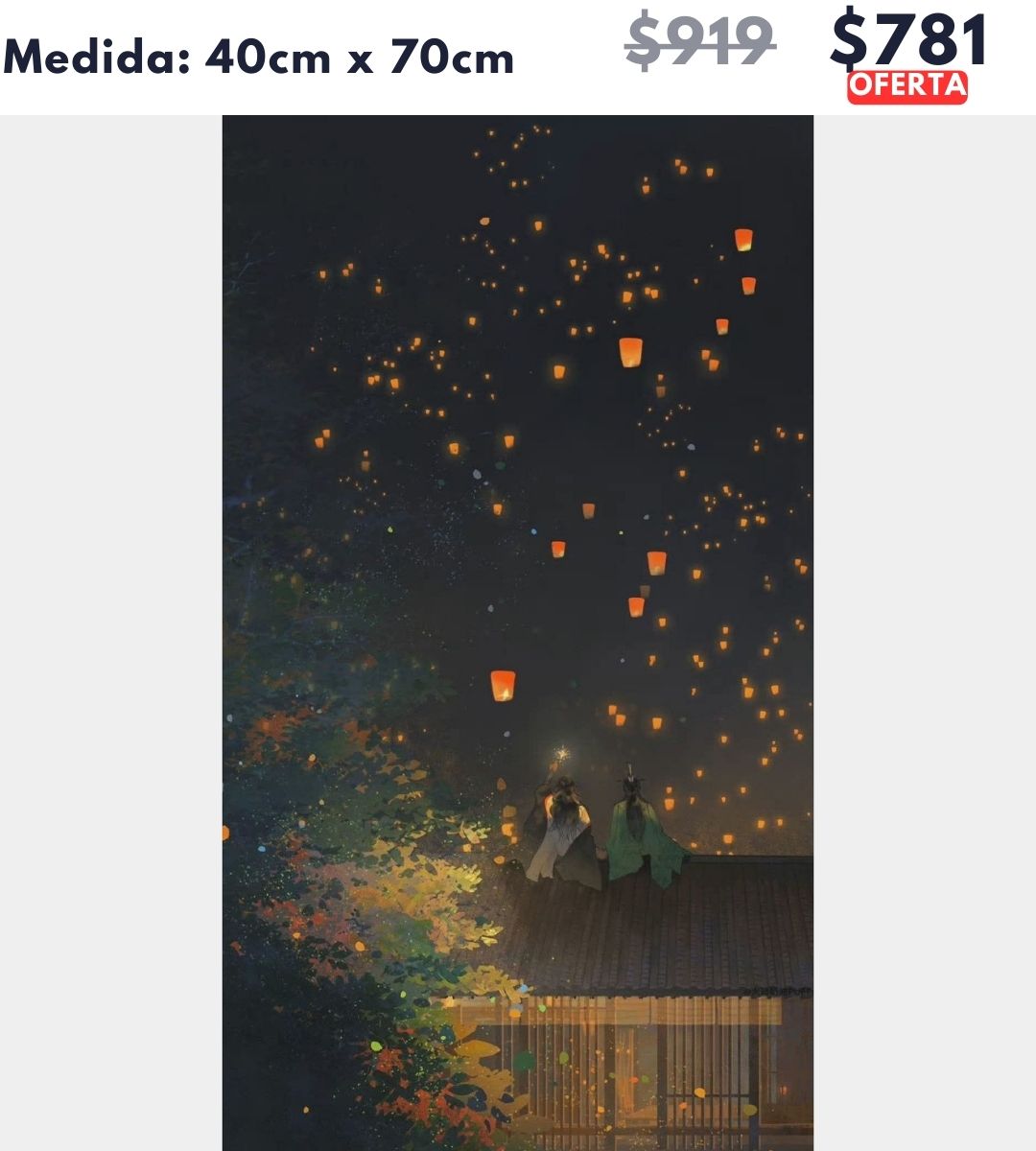 Linternas flotantes 40 x 70 | Aparta con $100 / Resta $681