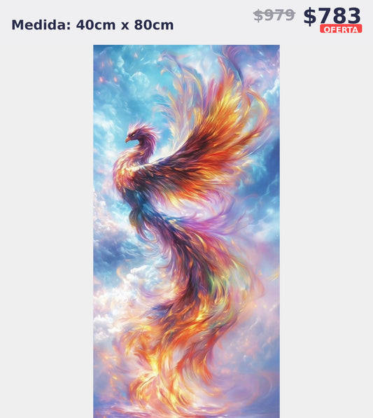 fenix multicolor 40 x 80 | Aparta con $100 / Resta $683