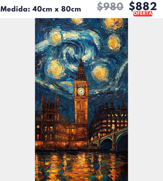 Big Ben | 40 x 80cm 🔒Aparta con $100 | Falta por pagar $782