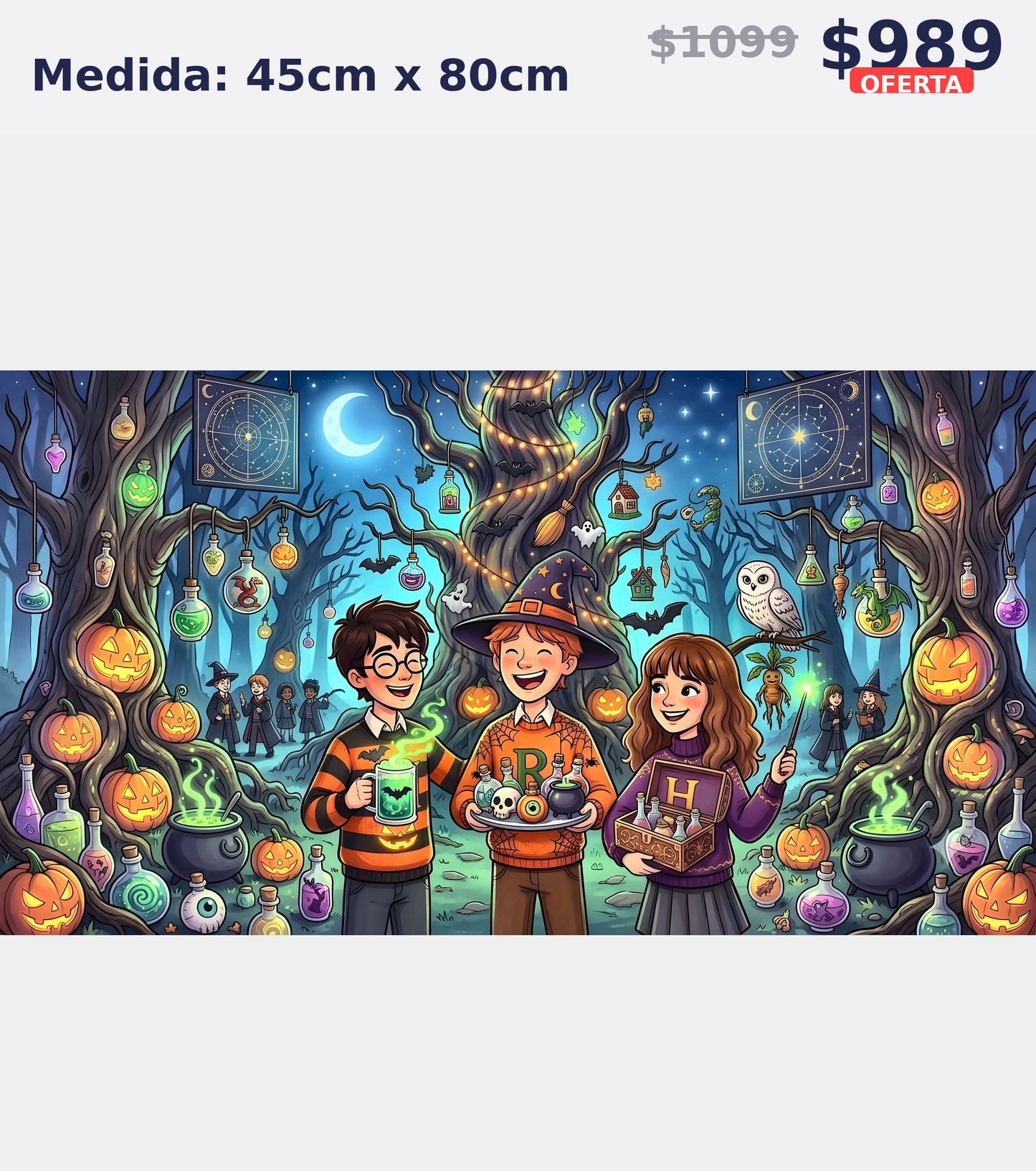 magos halloween 45 x 80 | Aparta con $100 / Resta $779