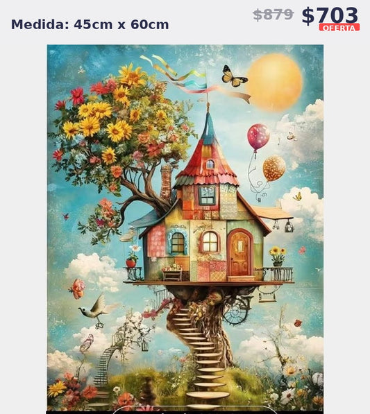 casa arbol fantasia 45 x 60 | Aparta con $100 / Resta $603