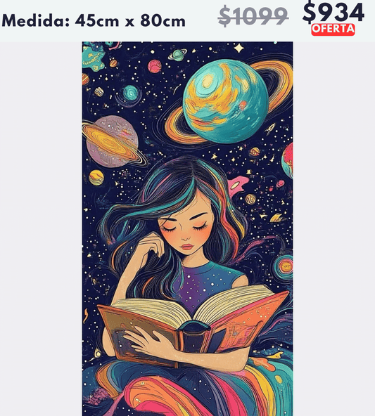 Amante de la lectura 45 x 80 | Aparta con $100 / Resta $834