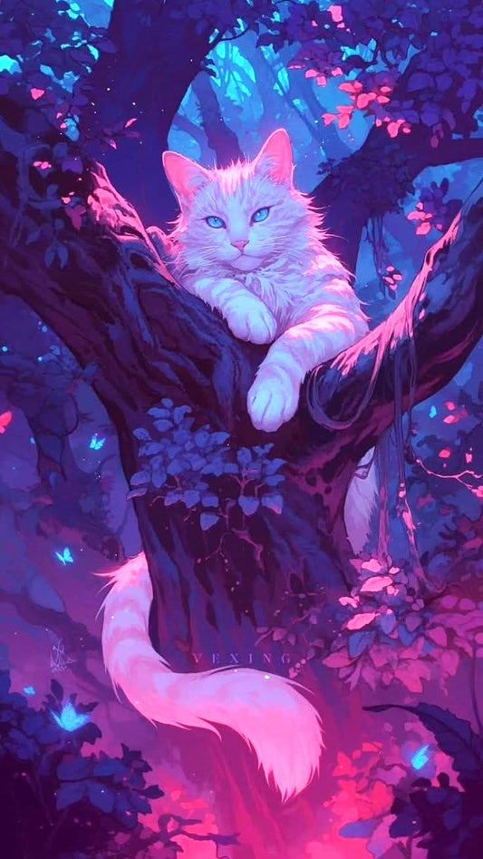 Gatito en el arbol 45 x 80 | Aparta con $100 / Resta $889