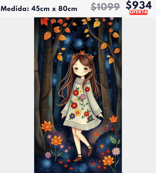 Niña en otoño 45 x 80 | Aparta con $100 / Resta $834