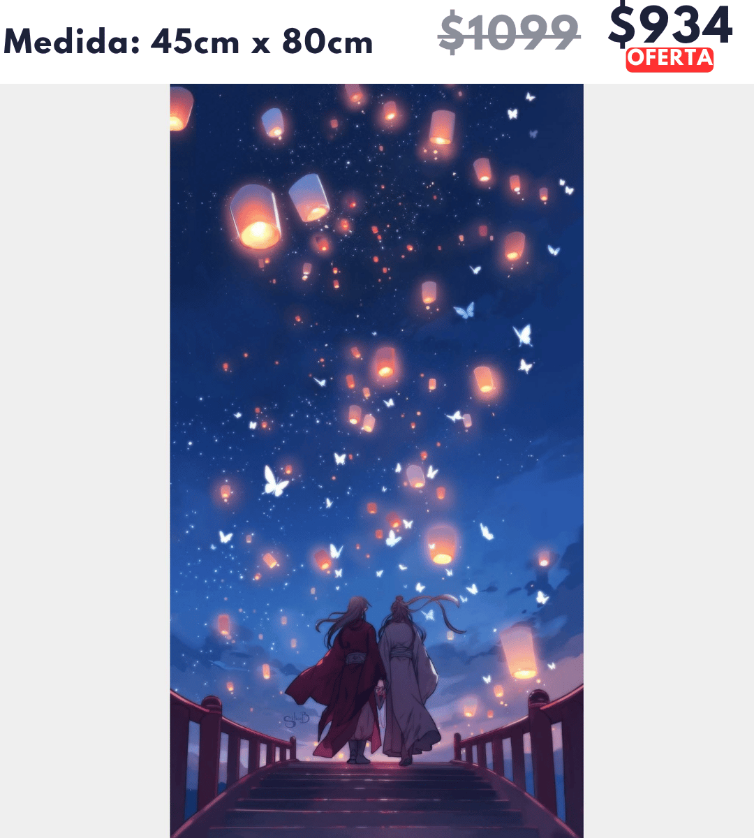 Paisaje globos 45 x 80 | Aparta con $100 / Resta $834