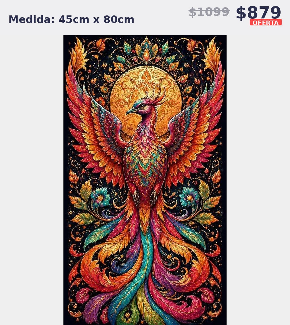 fenix mandala 45 x 80 | Aparta con $100 / Resta $779