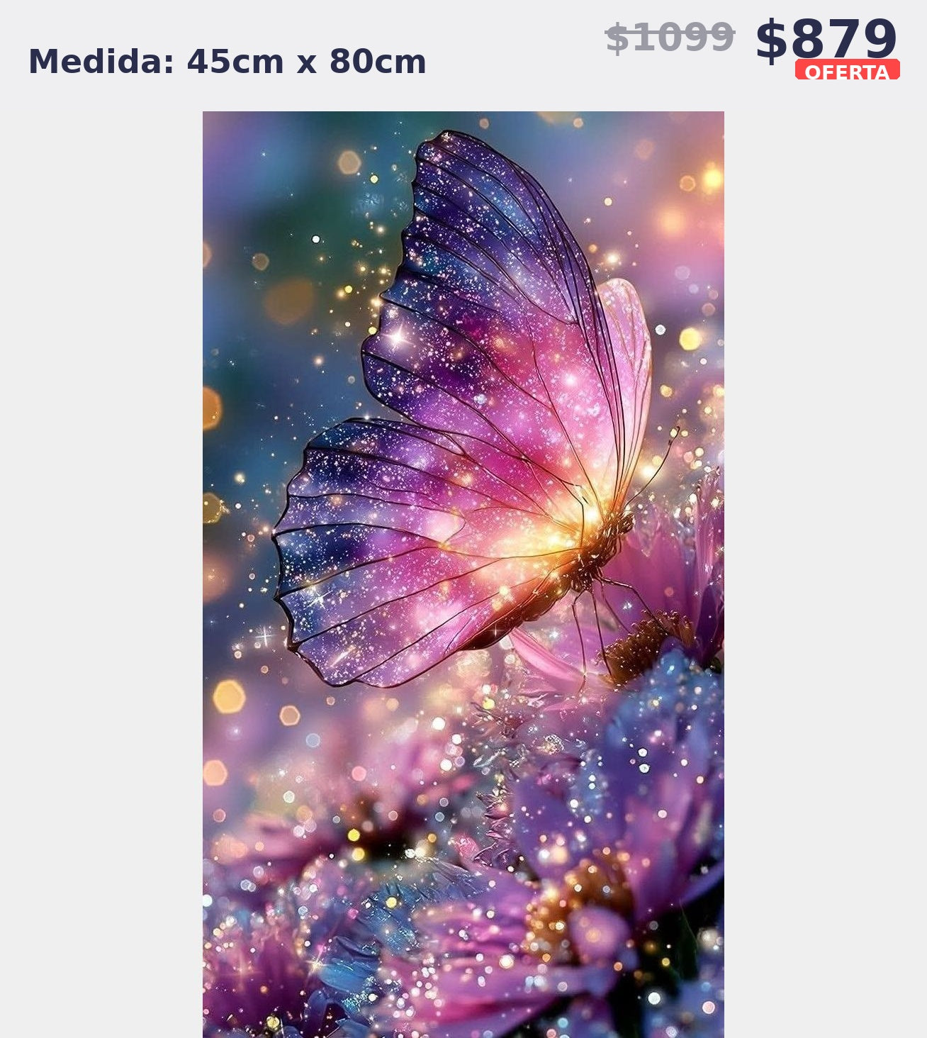 mariposa galaxia 45 x 80 | Aparta con $100 / Resta $779