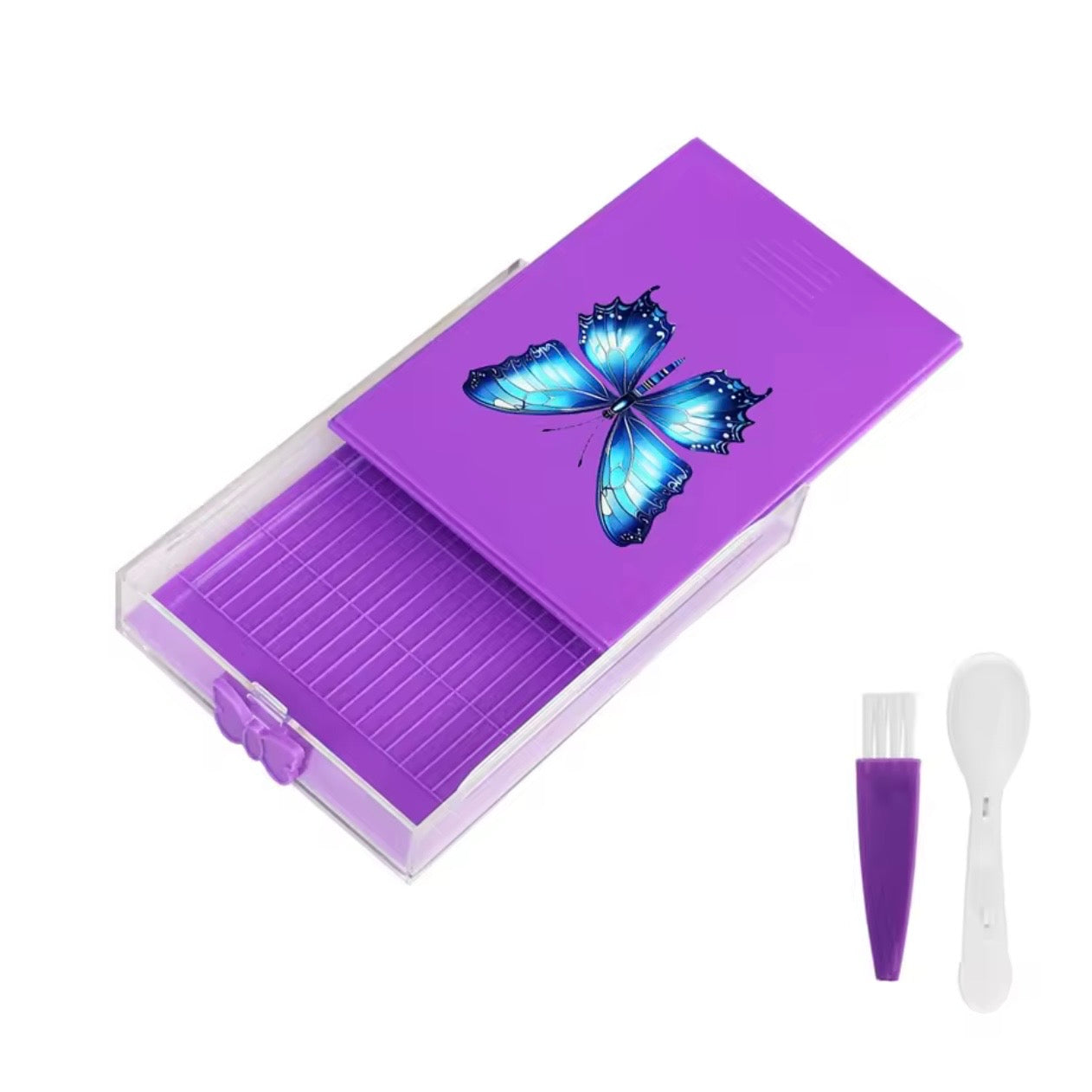 Bandeja mariposa morada