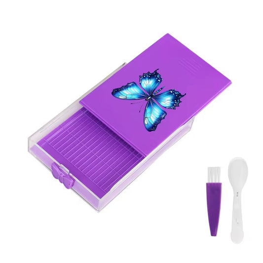 Bandeja mariposa morada