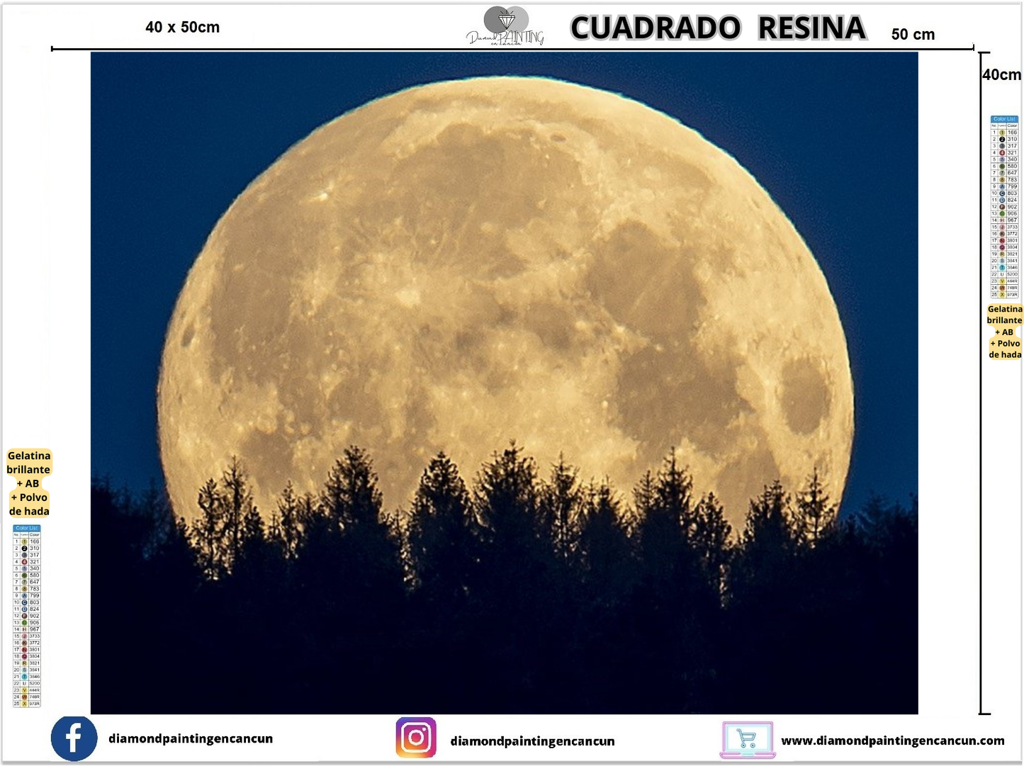 Luna 40 x 50