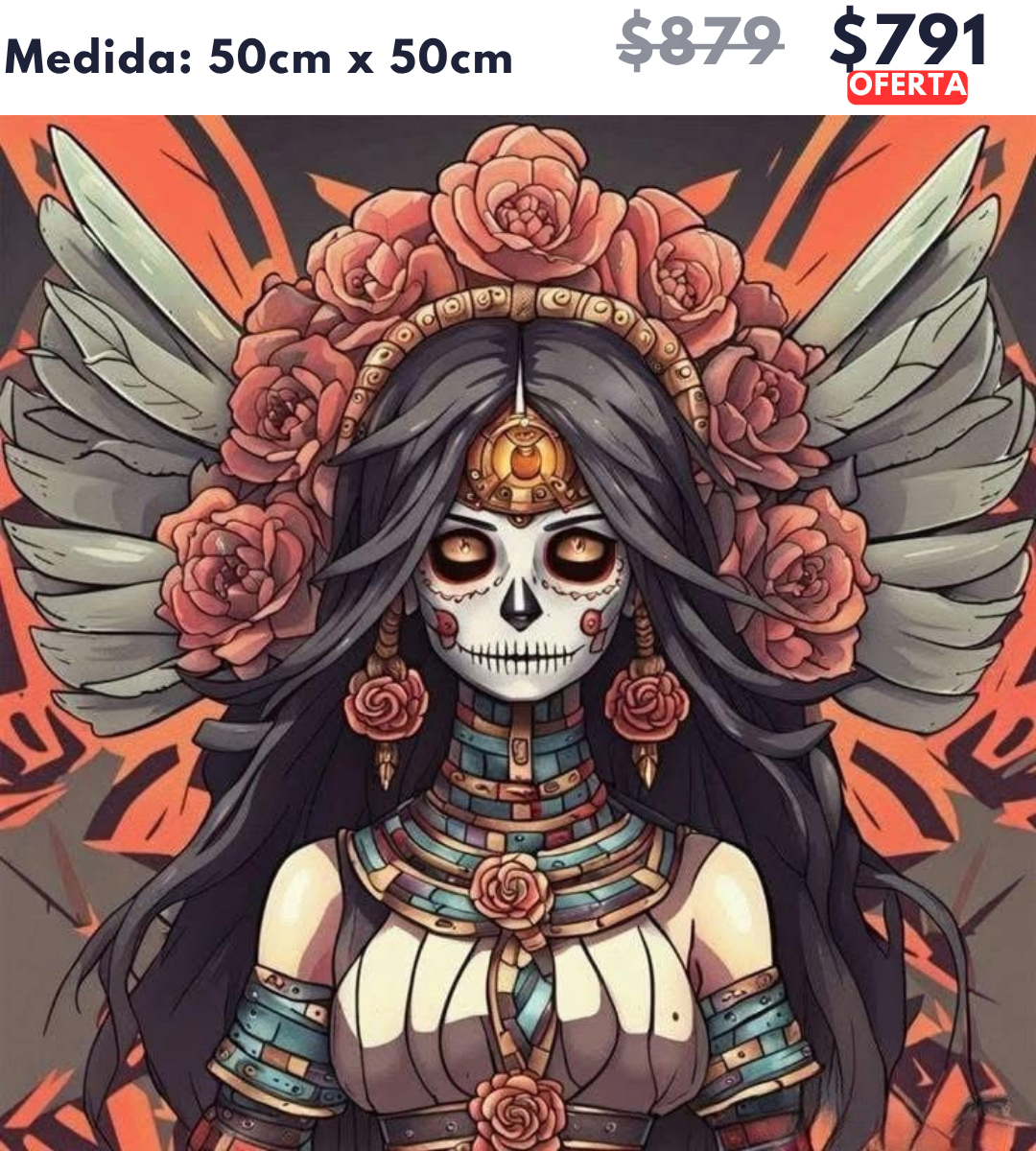 reina de las rosas eternas 50 x 50 | Aparta con $100 / Resta $691