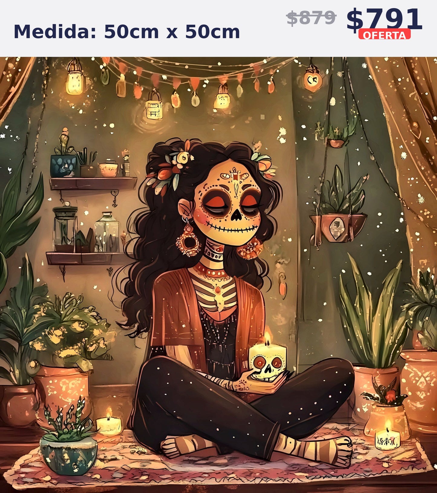 catrina en cuarto 50 x 50 | Aparta con $100 / Resta $603