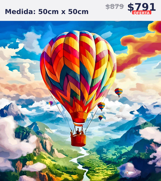 globo aerostatico montanas 50 x 50 | Aparta con $100 / Resta $603