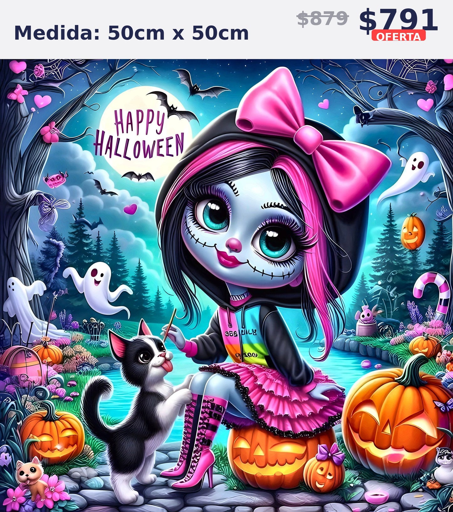 muneca halloween 50 x 50 | Aparta con $100 / Resta $603