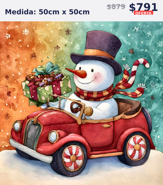 muneco nieve auto 50 x 50 | Aparta con $100 / Resta $603