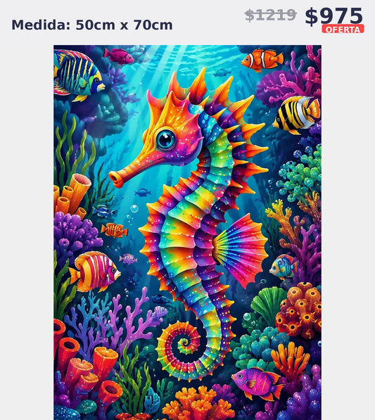 caballito de mar 50 x 70 | Aparta con $100 / Resta $875