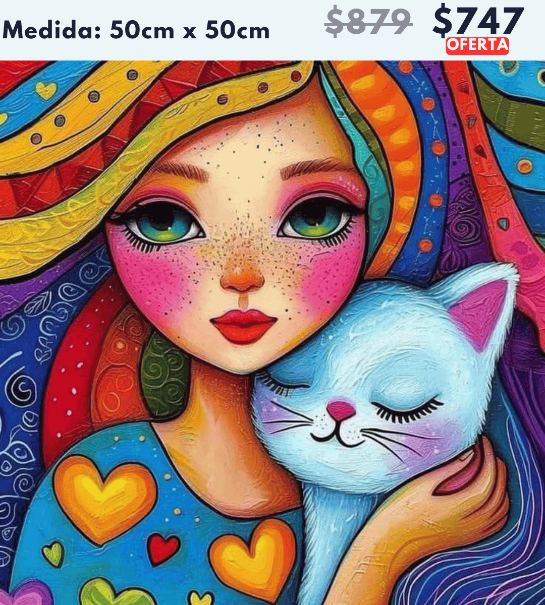 Amor por los gatitos 50 x 50 | Aparta con $100 / Resta $647