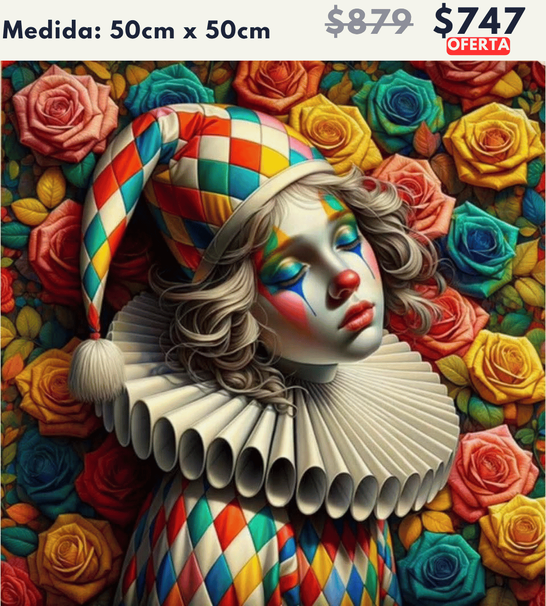 Payasito arte 50 x 50 | Aparta con $100 / Resta $647