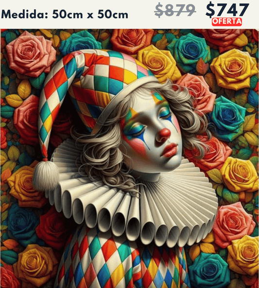 Payasito arte 50 x 50 | Aparta con $100 / Resta $647