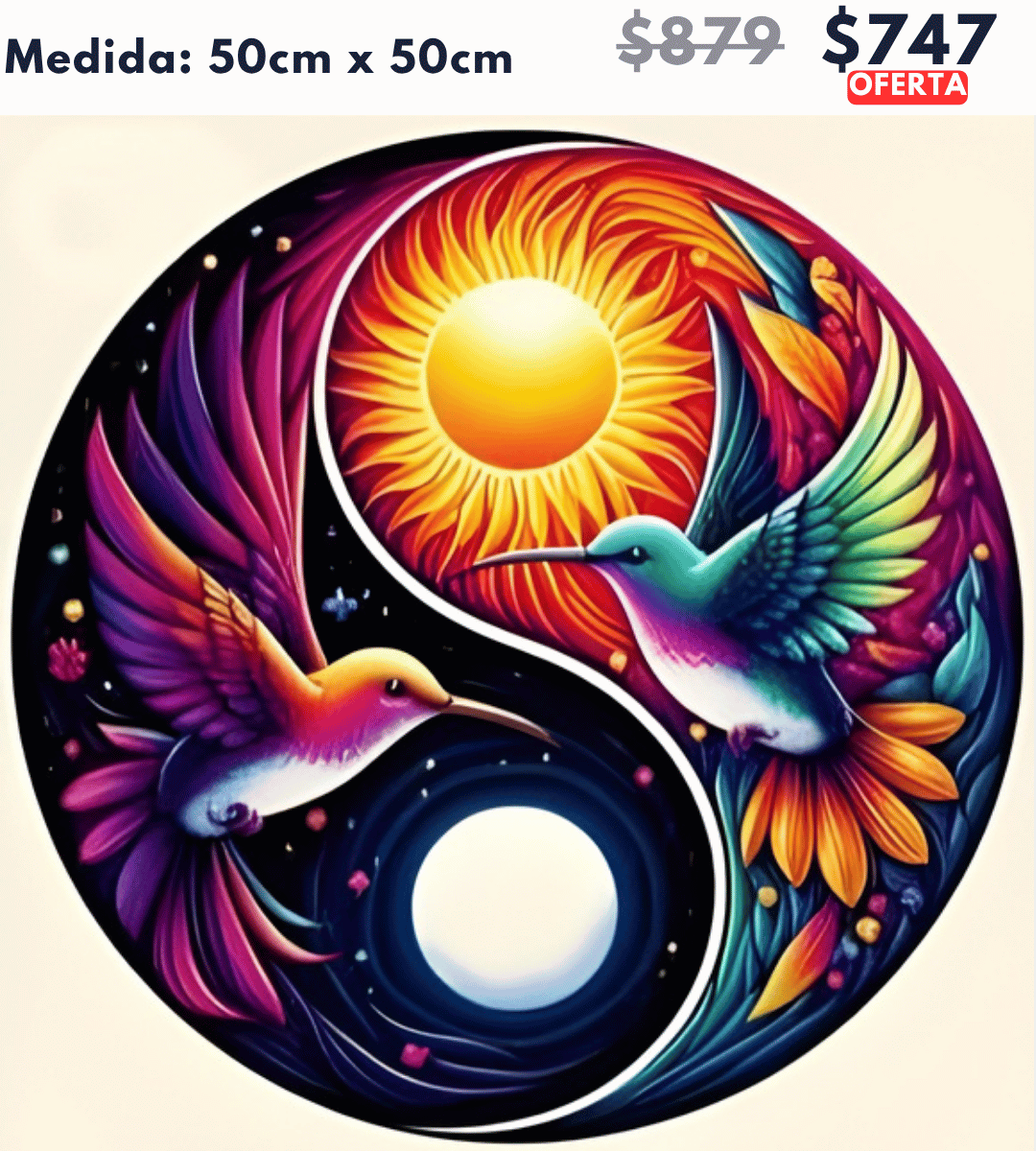 Yin Yang 50 x 50 | Aparta con $100 / Resta $647