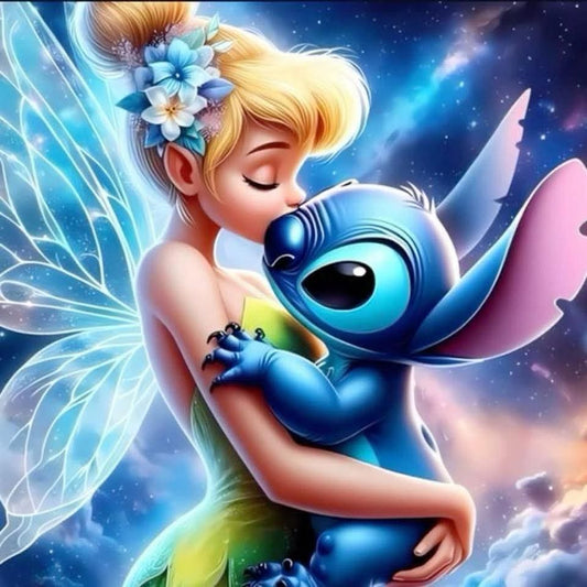 stitch y Campanita 50 x 50 | Aparta con $100 / Resta $691